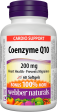 Webber Naturals Coenzyme Q10 200 mg, 60 softgels Bonus Size on Sale