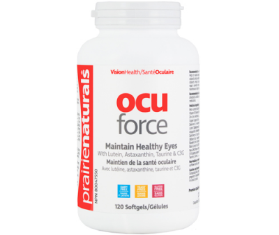 Prairie Naturals Ocu-Force w  Lutein, 120 softgels Supply