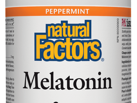 Natural Factors Melatonin 3 mg, 90 Sublingual Tablets Cheap