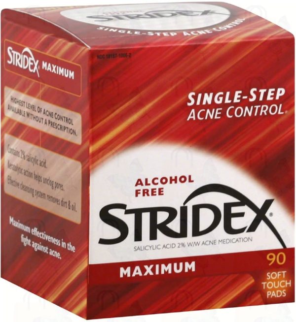 Stridex Daily Care Acne Pads Maximum Strength, 90 ct Online Sale