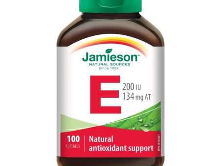 Jamieson Vitamin E 200IU, 100 softgels For Discount