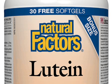 Natural Factors Lutein 20 mg, bonus 120+30 softgels Online Sale