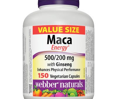 Webber Naturals Maca with Ginseng, 150 caps (Value Size) For Cheap