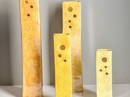 Yellow Sunshine Vases by Jutta Golas Online Hot Sale