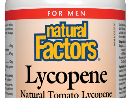 Natural Factors Lycopene, 10 mg, 60 softgels Discount