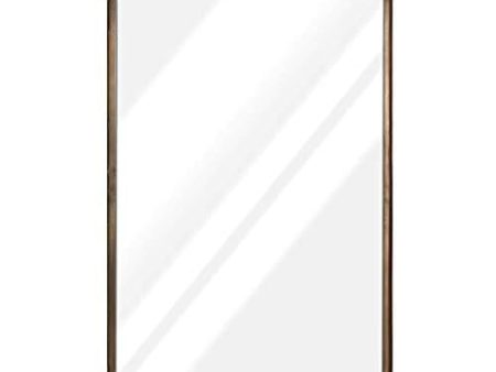 20 x 30 Large Rectangle Mirror - Beautiful Brushed Bronze Wall Mirror - Accent Mirror - Metal Framed Decorative Mirrors for Wall - Hanging Mirror - Large Wall Mirror for Bathroom & Entryway Online