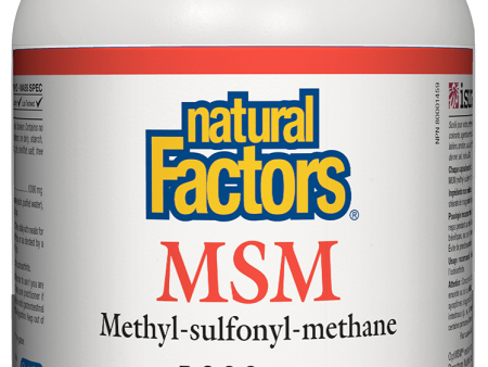 Natural Factors MSM 1000mg caps, 180 caps Online Hot Sale