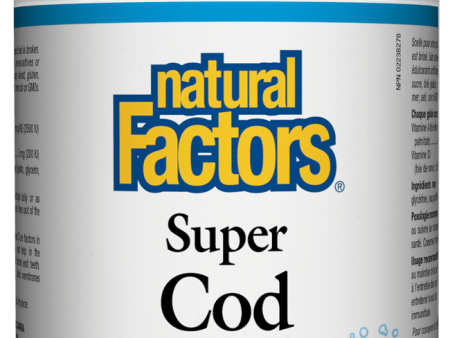 Natural Factors Super Cod Liver Oil, 180 softgels Online now