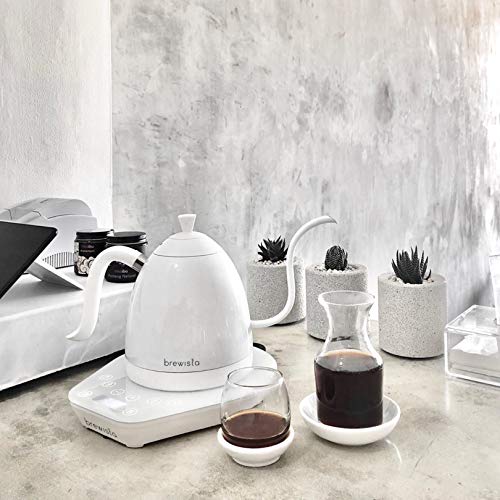 Brewista | Artisan 1.0L Electric Gooseneck Kettle | Electric Water Kettle For Pour Over Coffee (All White (Pearl)) For Discount