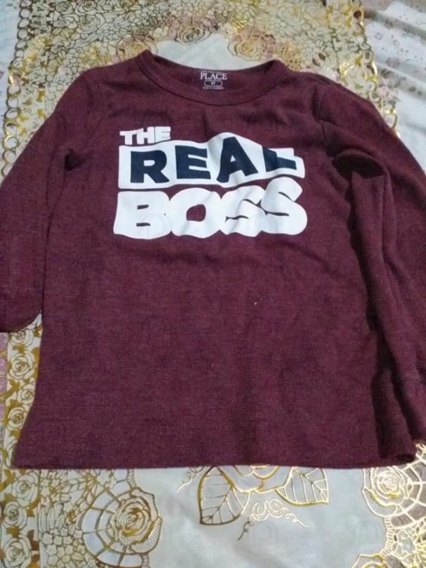 the real boss longsleeve  5Tsize kids clothes For Sale