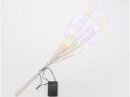 Bethlehem Lights 36  Glitter Sprig with Color Changing LED ***Purple Online now