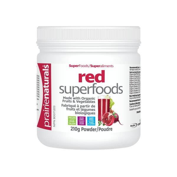 Prairie Naturals Organic Red Superfood 210g Supply