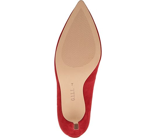 G.I.L.I. Pointed Toe Pumps with Tassels, Brianna, Size 6 Sale