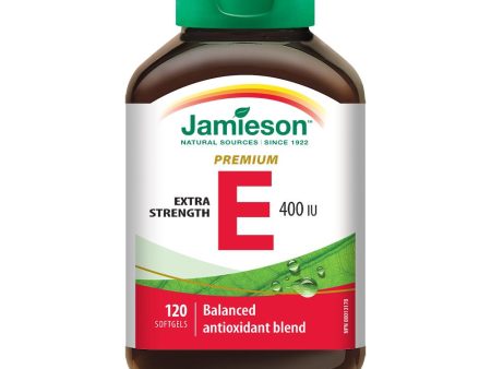 Jamieson Vitamin E Premium Complex 120 softgels Supply