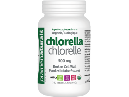 Prairie Naturals Organic & Fair Trade Chlorella 500mg 360 tablets Cheap