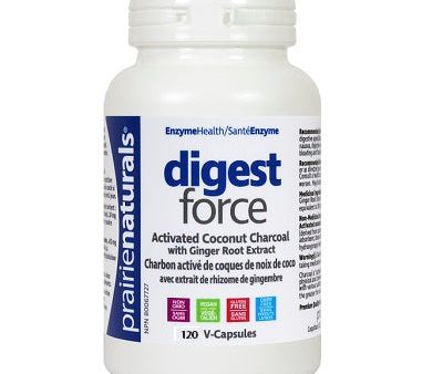 Prairie Naturals Digest-Force 120 vegetarian capsules Hot on Sale