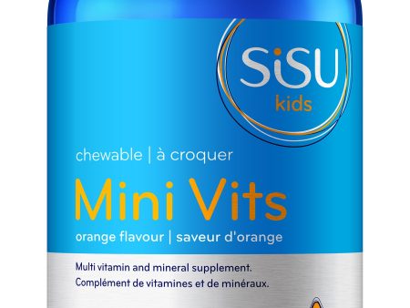 SISU Kids Mini Vits, Orange Flavoured Children’s Multivitamin, 90 star-shaped tablets Hot on Sale