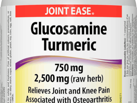 Webber Naturals Glucosamine Turmeric 750 mg 120 tablets For Sale