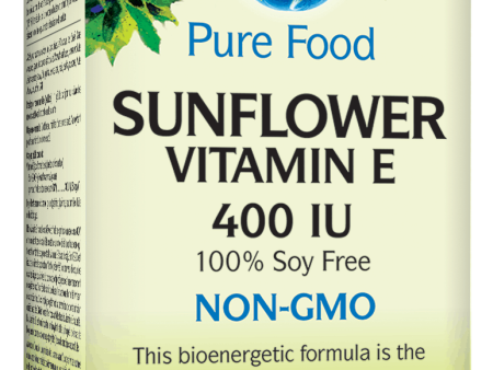 Natural Factors Sunflower Vitamin E 400 IU 90 softgels on Sale