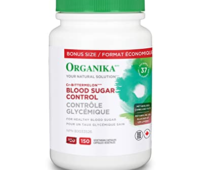 Organika Blood Sugar Control CR-Bitter Melon 50 mcg Bonus Size 120+30 capsules Discount