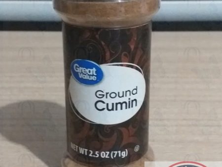 Great Value Ground Cumin 2.5 ounce (71g) Hot on Sale