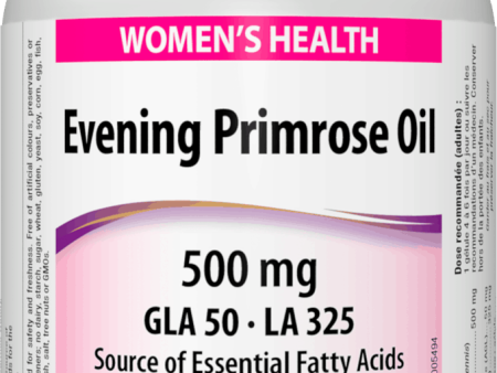 Webber Naturals Evening Primrose Oil, 500mg, 180 softgels Supply