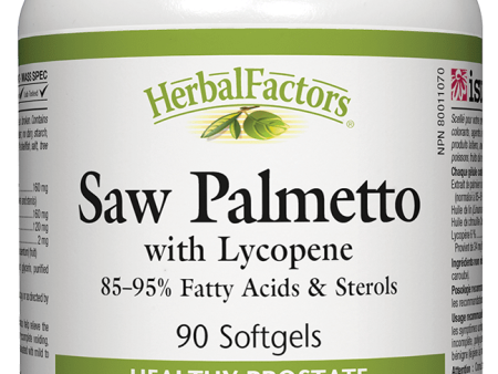 Natural Factors Saw Palmetto w Lycopene 90 softgels Fashion