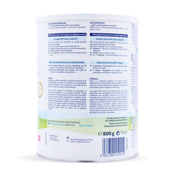 HiPP Dutch Stage 4 Junior Combiotic Toddler Formula on Sale