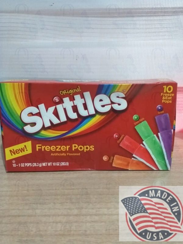 Skittles Original Freezer pops 10 freeze box pop 28.3g For Sale