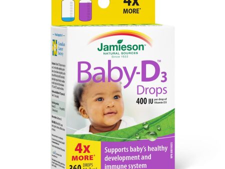 Jamieson Baby-D, 400IU, 360 Drops Online Sale