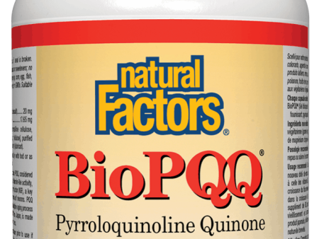 Natural Factors BioPQQ Pyrroloquinoline Quinone 20 mg 30 veg capsules Online