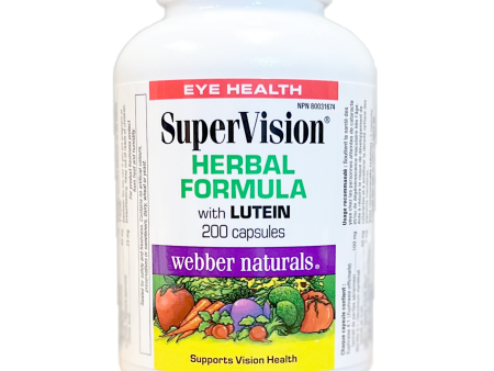 Webber Naturals SuperVision Herbal Formula with Lutein, 200 caps Sale