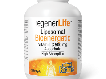 Natural Factors RegenerLife Liposomal Bioenergetic Vitamin C, 120 softgels Online now