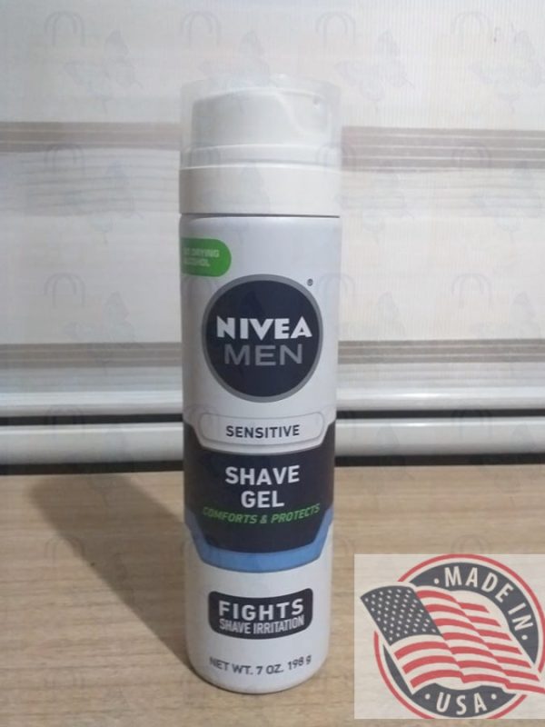 Nivea Men sensitive shave gel figths shave&protects 7.0z(198g) For Cheap