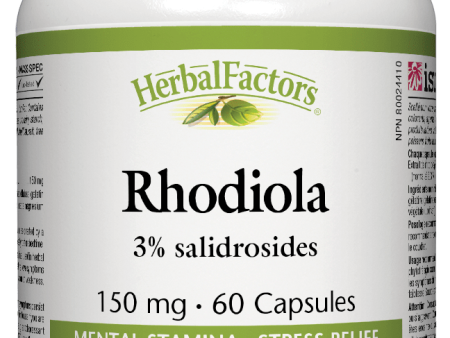 Natural Factors Rhodiola Extract, 150mg, 60 caps Cheap