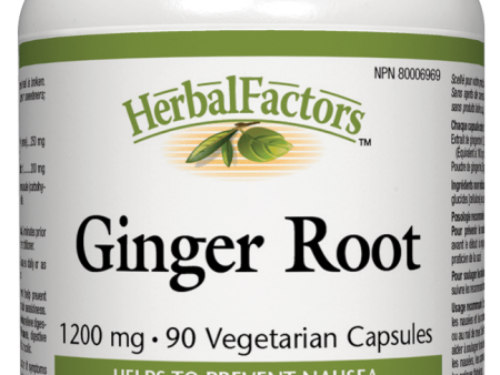 Natural Factors Ginger Root Extract, 1200mg, 90 vegetarian capsules Discount