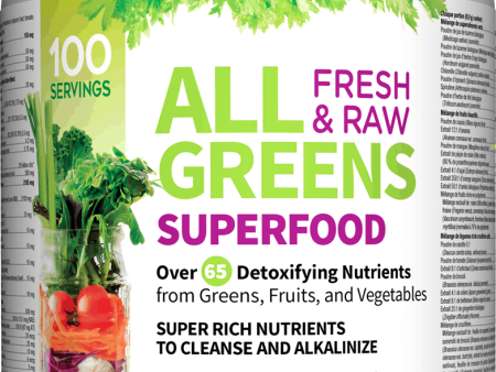 Webber Naturals All Greens Superfood Fresh and Raw, 900g Online Hot Sale