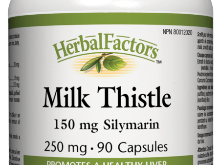 Natural Factors Milk Thistle, 250 mg, 90 caps For Discount