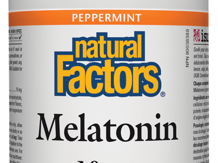 Natural Factors Melatonin 10 mg 90 sublingual tablets Supply