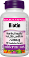 Webber Naturals  Biotin 2500 mcg 90 Vegetarian Capsules For Sale