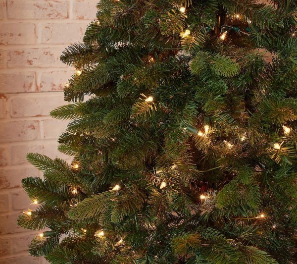 Bethlehem Lights 9  Slim Green Downswept Decorator Tree Multi, on Sale