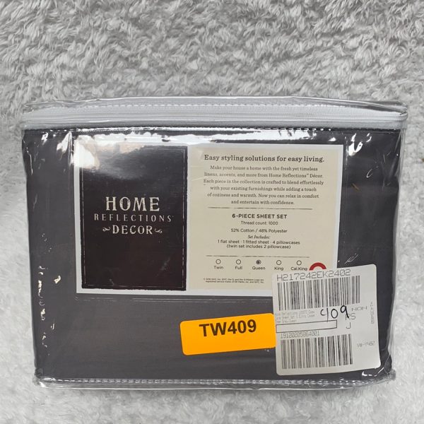 Home Reflections 1000TC Easy Care Sheet Set & Extra Cases Discount